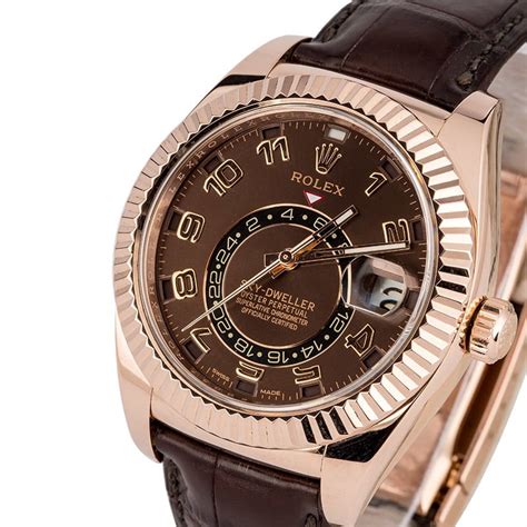 rolex rose gold sky dweller price|rolex sky dweller retail price.